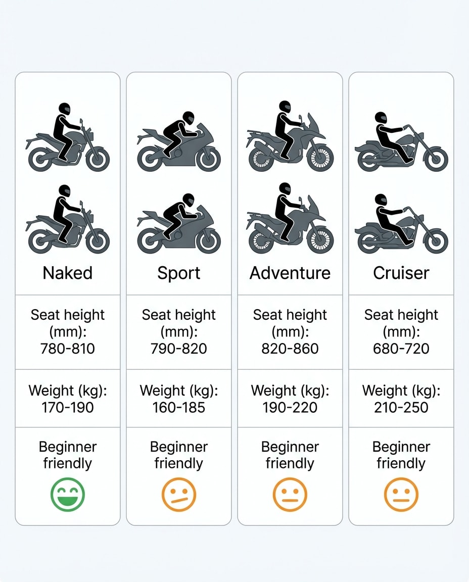 Types of motorcycles — which one fits you