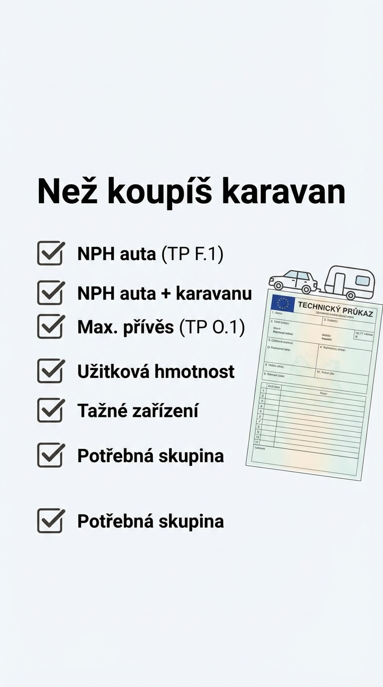 Praktické tipy při koupi karavanu
